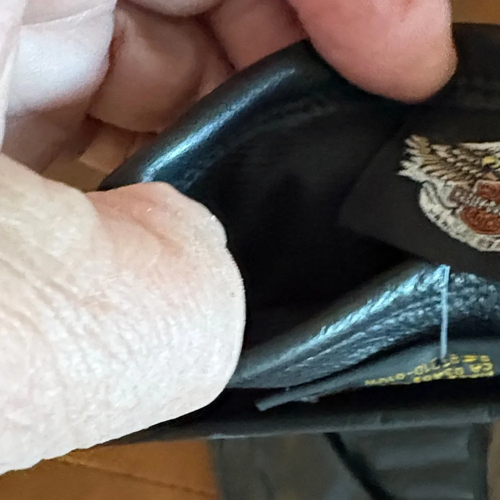 Harley-Davidson Black Leather Gloves‎ Size XS